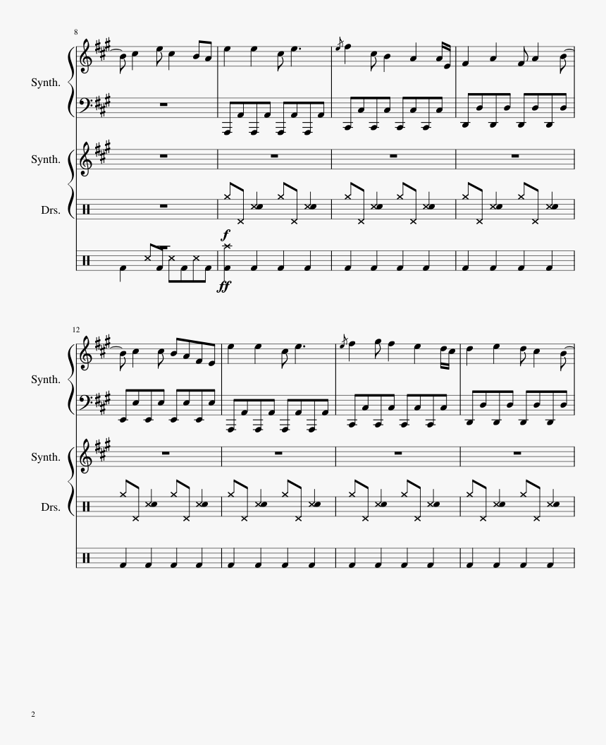 Call My Dad Ajr Piano Sheets, HD Png Download