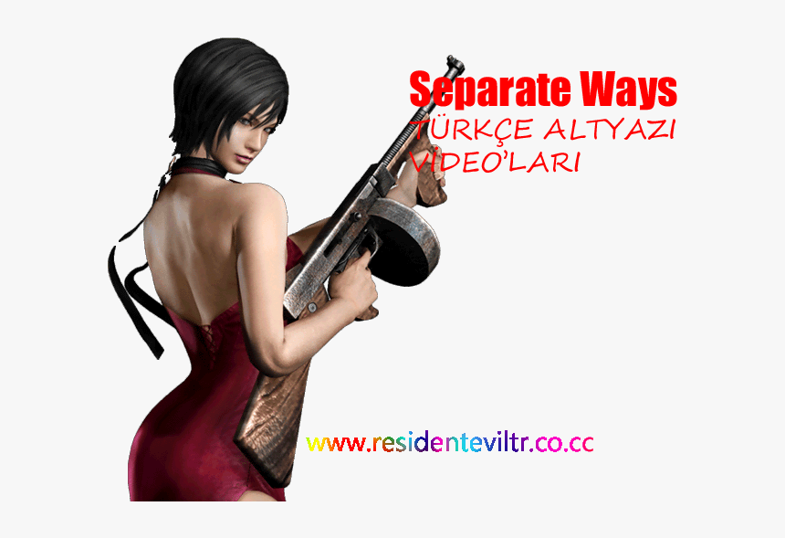 Untitled-1 - Ada Wong Chicago Typewriter, HD Png Download