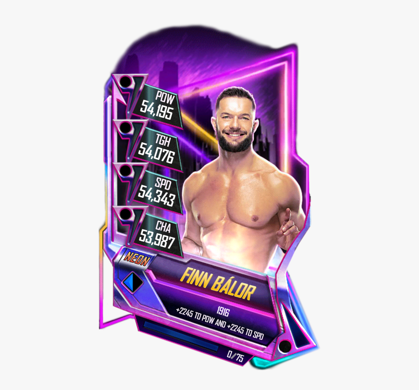 Wwe Supercard Neon Cards, HD Png Download