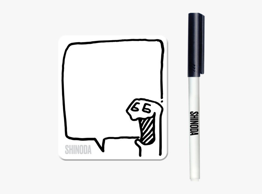 Boris Dry Erase Magnet & Marker Set - Cartoon, HD Png Download