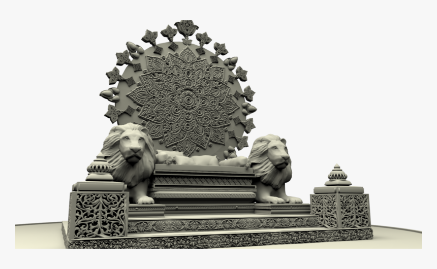 Gold Throne Png, Transparent Png