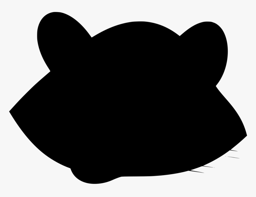 Hello Kitty Head Black, HD Png Download