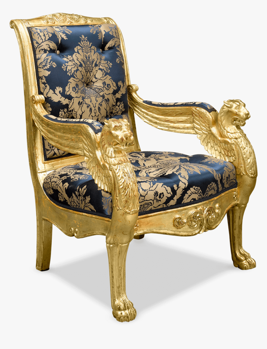 Antique Chairs Lion, HD Png Download