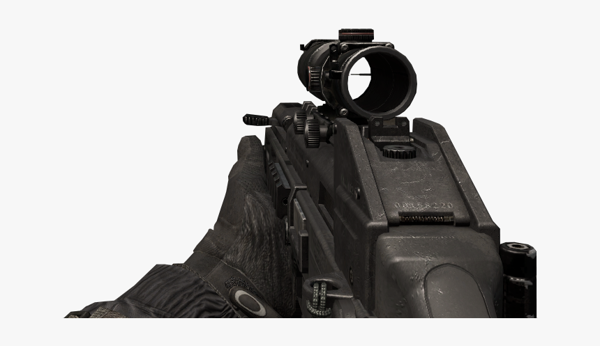 Mw2 Ump45 Acog, HD Png Download