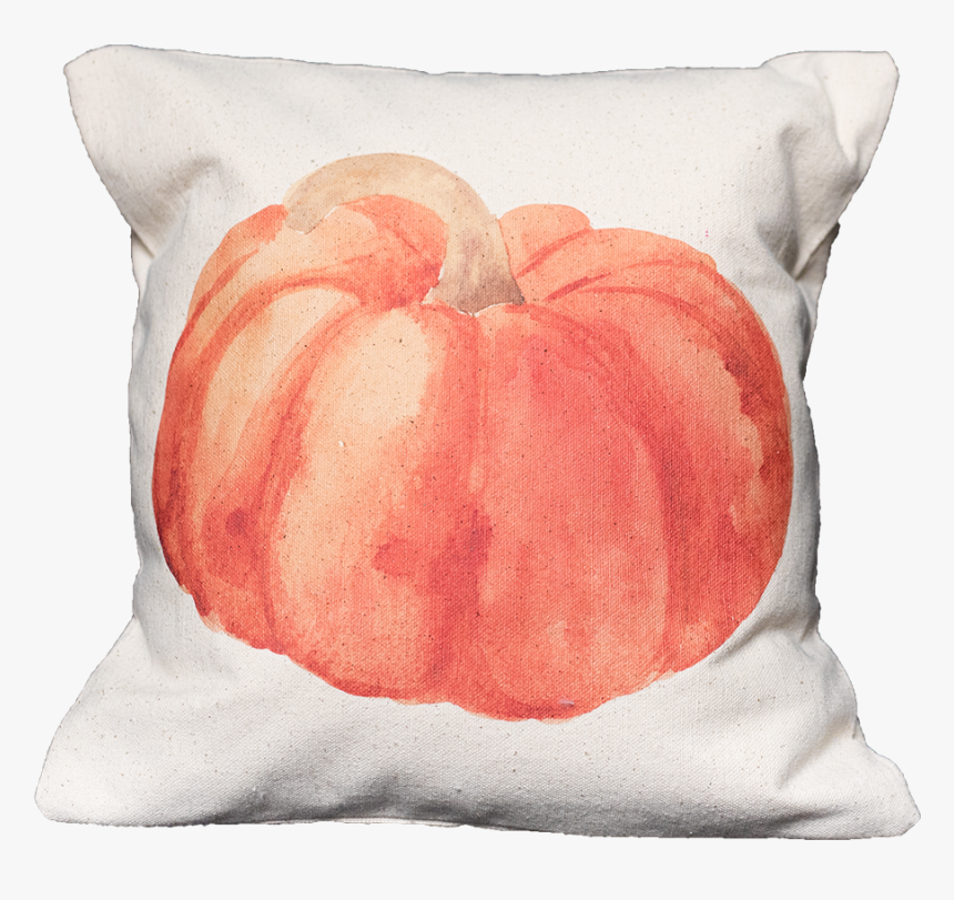Watercolor Pumpkin - Cushion, HD Png Download