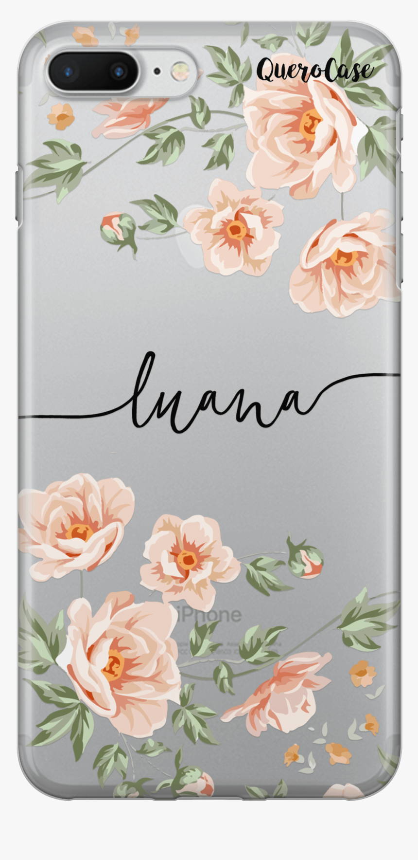 Flores Rosas Com Seu Nome - Capas Personalizads Flamingo Com Flores, HD Png Download