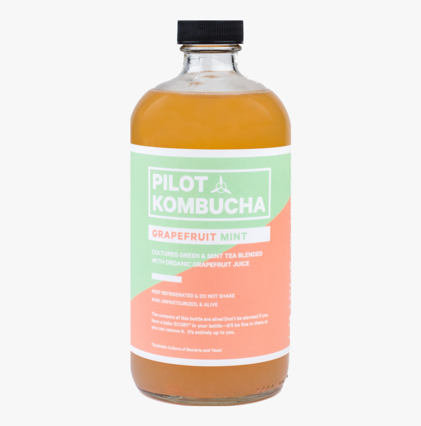20181214 Pilot Kombucha 08 - Bottle, HD Png Download
