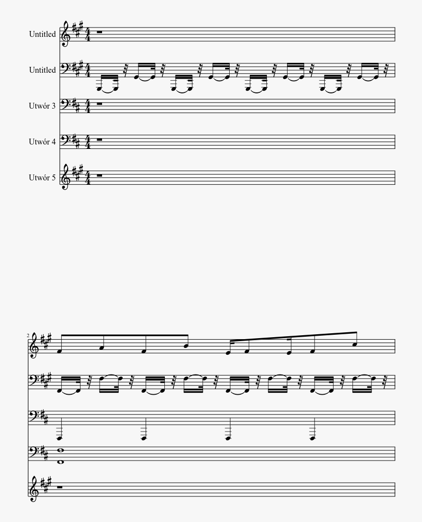 Ninja Gaiden Act 4-2 - Sheet Music, HD Png Download
