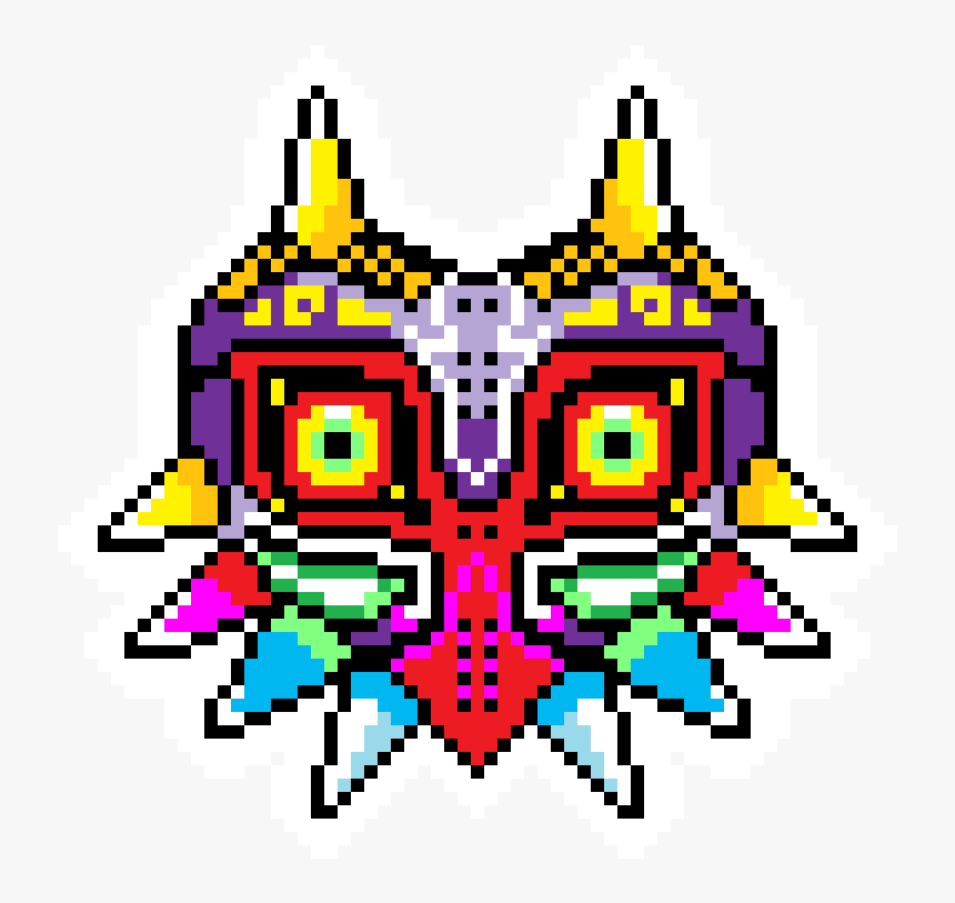 Transparent Majora Png - Pixel Art Zelda Majora's Mask, Png Download ...