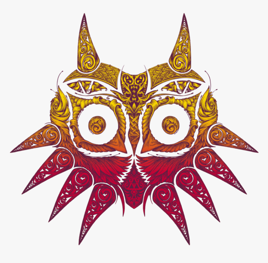 Transparent Majora Png - Pixel Art Majora's Mask Minecraft, Png Download