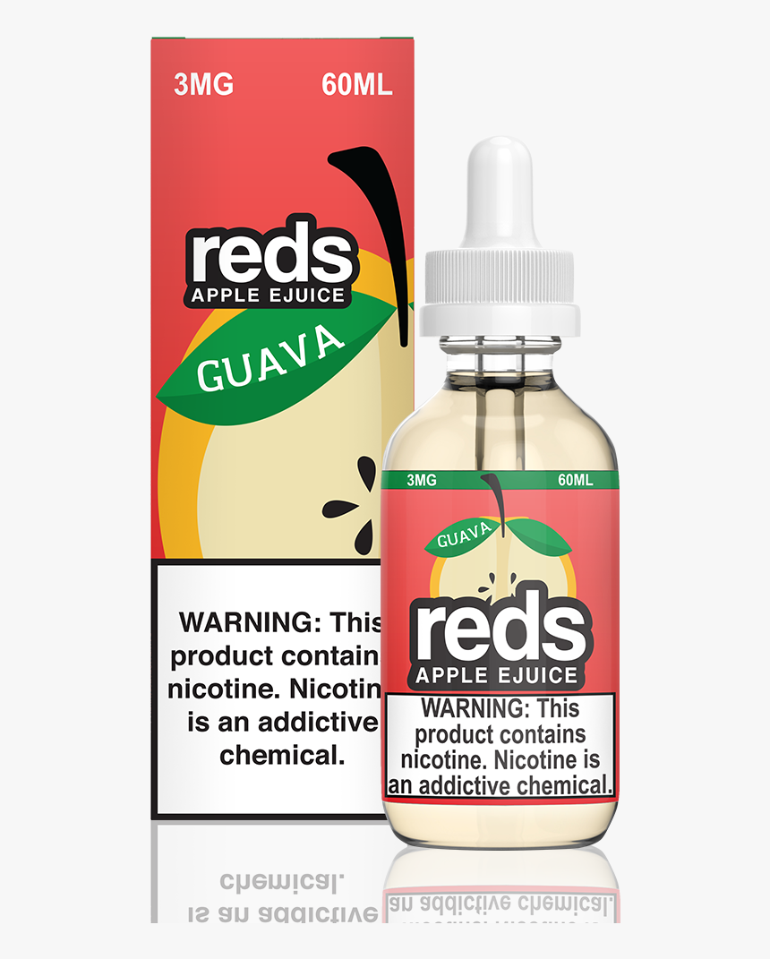 Reds Apple E Juice 60ml 
 Class Lazyload Lazyload Fade - Reds Apple Ejuice Guava, HD Png Download