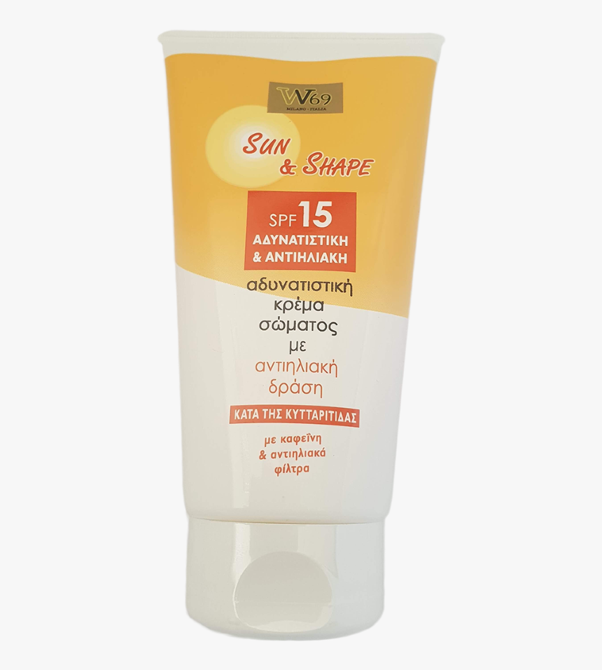 Vv69 Milano-italia Sun & Shape Spf15 - Sunscreen, HD Png Download