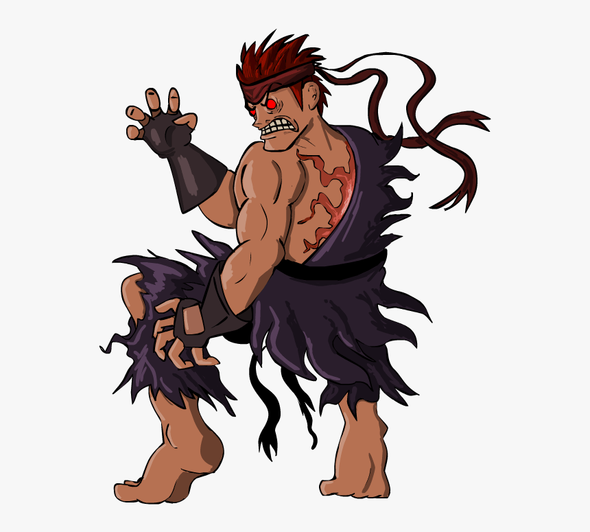 Transparent Evil Ryu Png - Evil Ryu Smash Crusade, Png Download