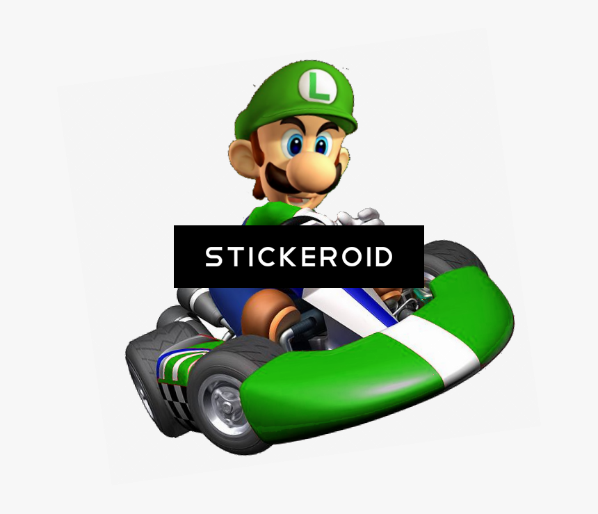 Mario Cart Png - Luigi In Mario Kart, Transparent Png