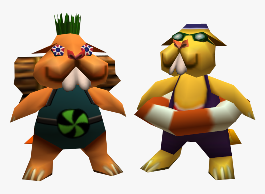 Beaver-brothers - Majora's Mask Beavers, HD Png Download