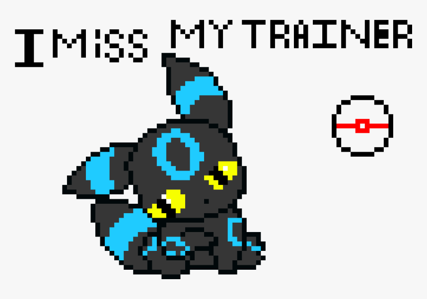 Pixel Art Pokemon Umbreon , Png Download - Umbreon Shiny Pixel Art, Transparent Png