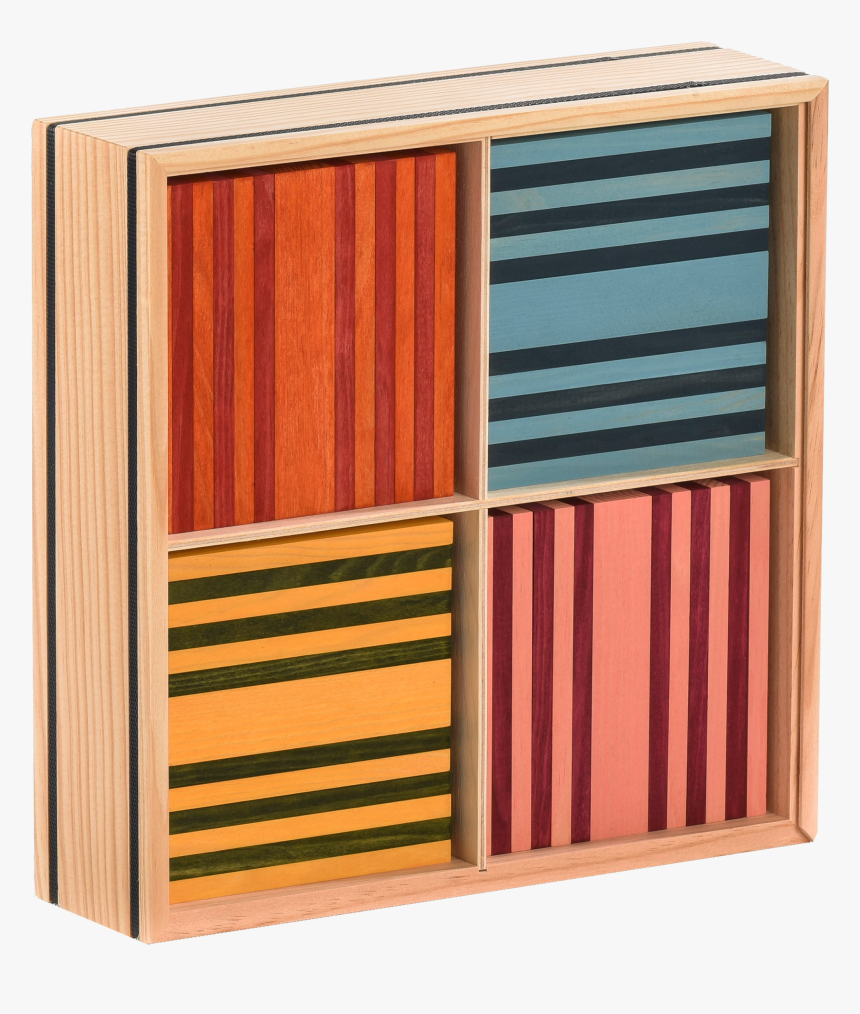 Kapla Large 100 Octocolour Wooden Plank Set - Kapla, HD Png Download
