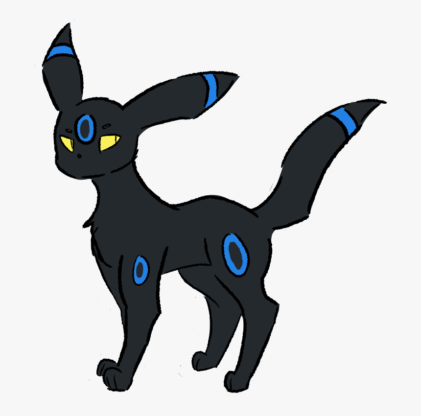 Transparent Umbreon Jumping - Cartoon, HD Png Download