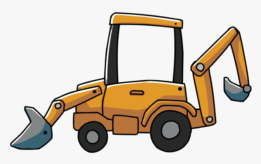 Backhoe Clipart, HD Png Download