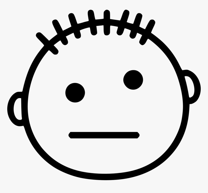 Confused - Silly Face Clipart Black And White, HD Png Download