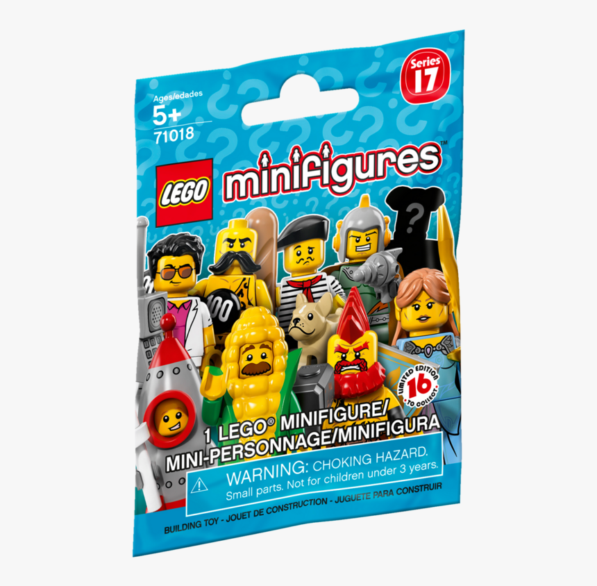 Lego Minifigures Series 17 Bag, HD Png Download