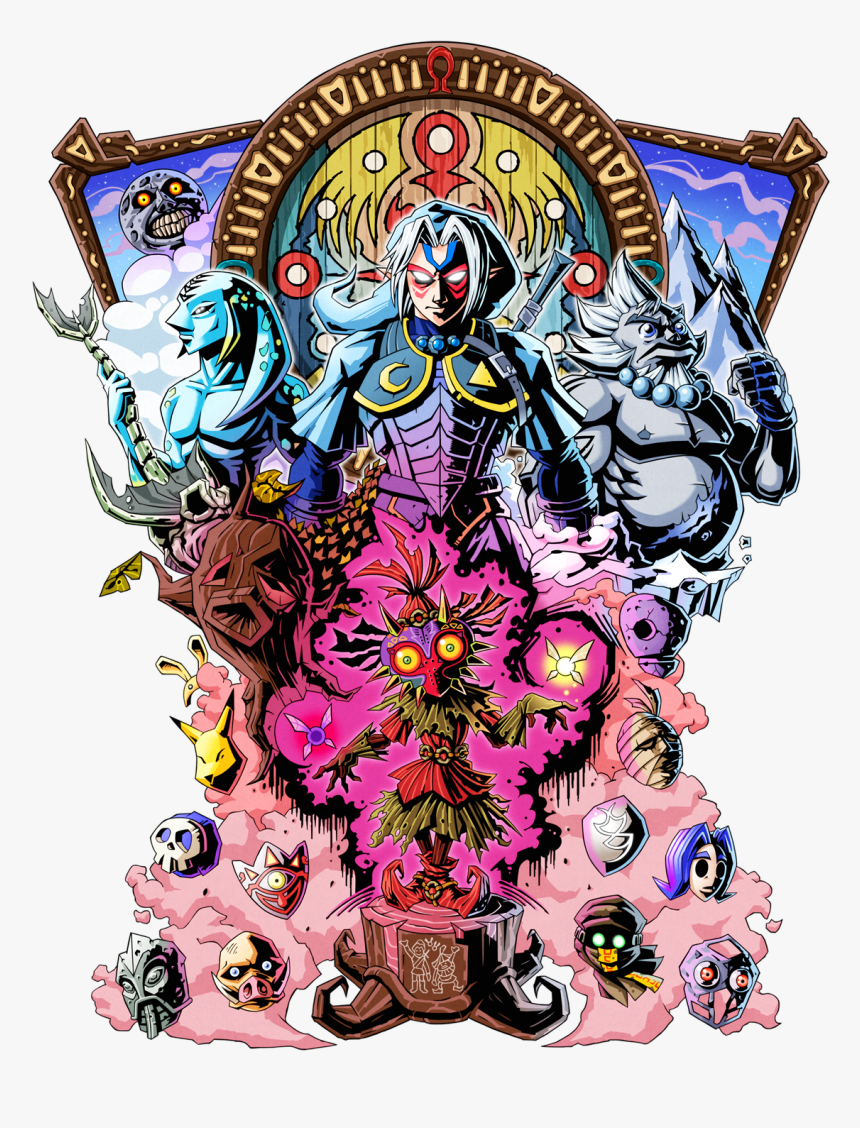 We Re Not Alone - Legend Of Zelda Majora's Mask Tattoo, HD Png Download