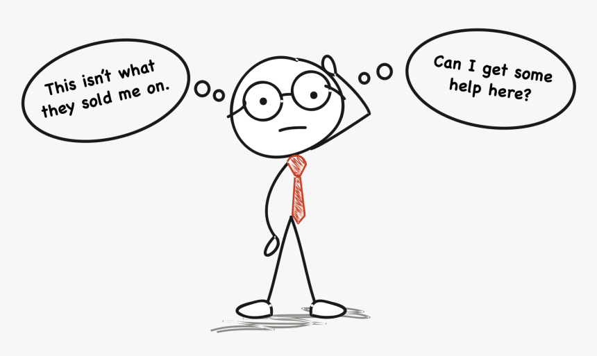 Confused Customer Png - Confusing Marketing, Transparent Png