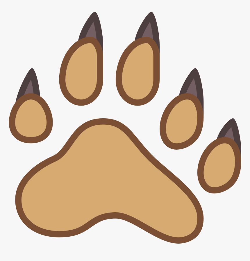 Bear Footprint Group Icon - Bear Footprints Clipart, HD Png Download