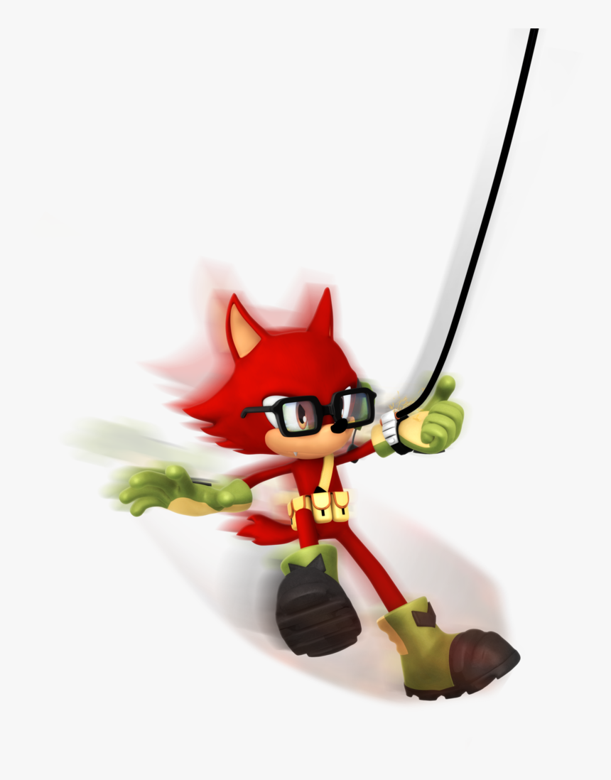 Another Render Of The New Custom Hero From Sonic Forces - Sonic Forces Grappling Hook, HD Png Download