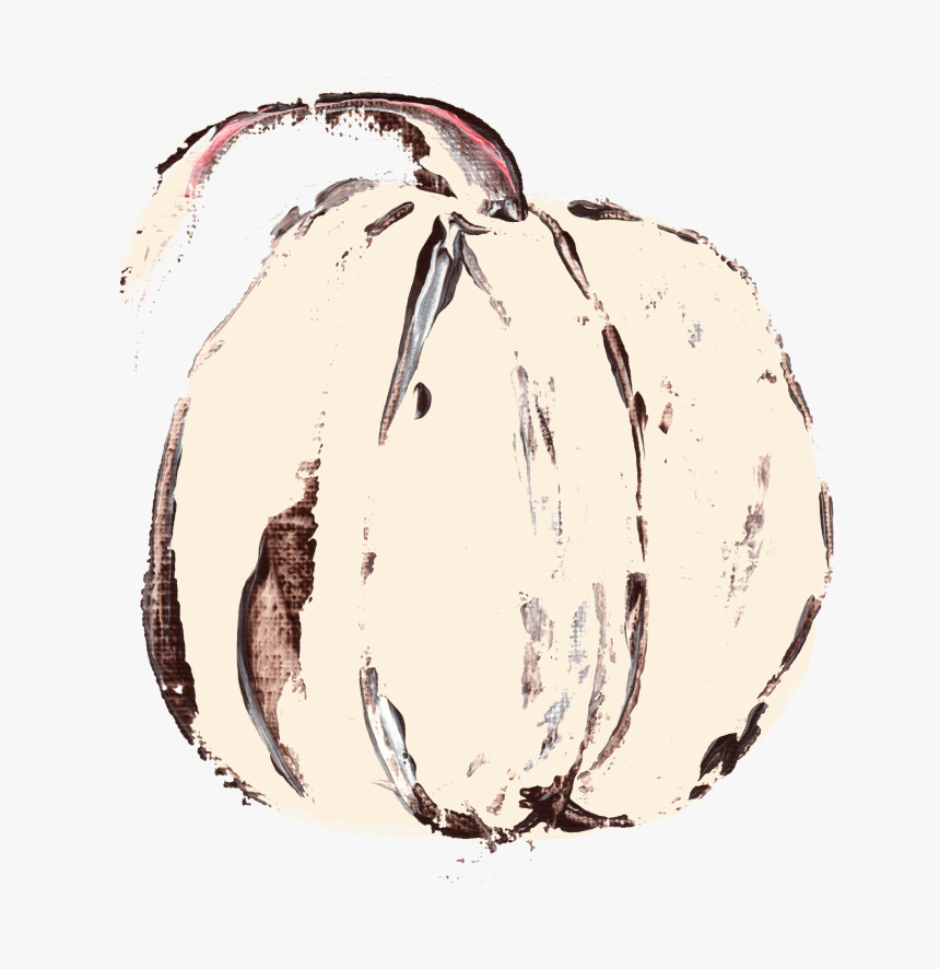 Transparent Watercolor Pumpkin Png - Farmhouse Pumpkin Clip Art, Png Download