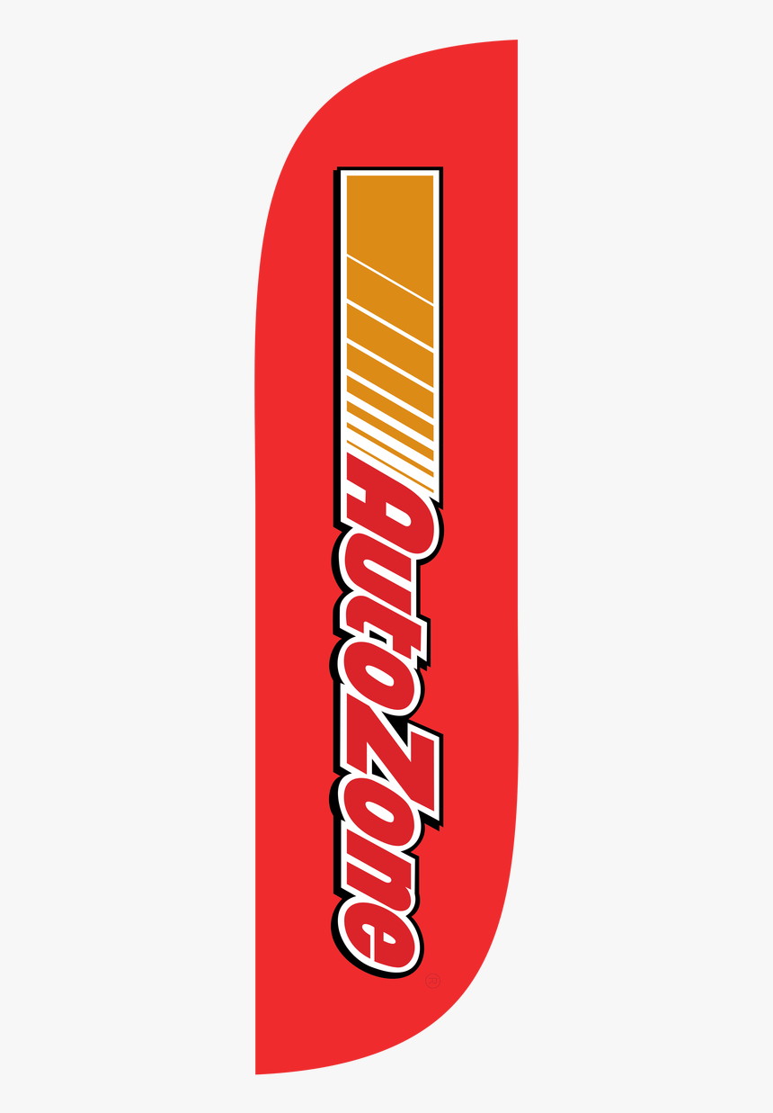 5ft Red Feather Flag Autozone - Autozone, HD Png Download