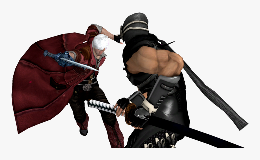 Ryu Hayabusa Transparent Image - Ninja Gaiden Vs Dante, HD Png Download