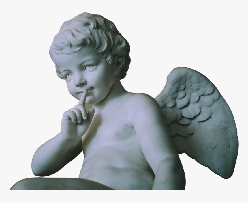 Angel, Ala, Angelito, Amor, Ángel De La Guarda, Hembra - Gothic Sculpture Little Angel, HD Png Download