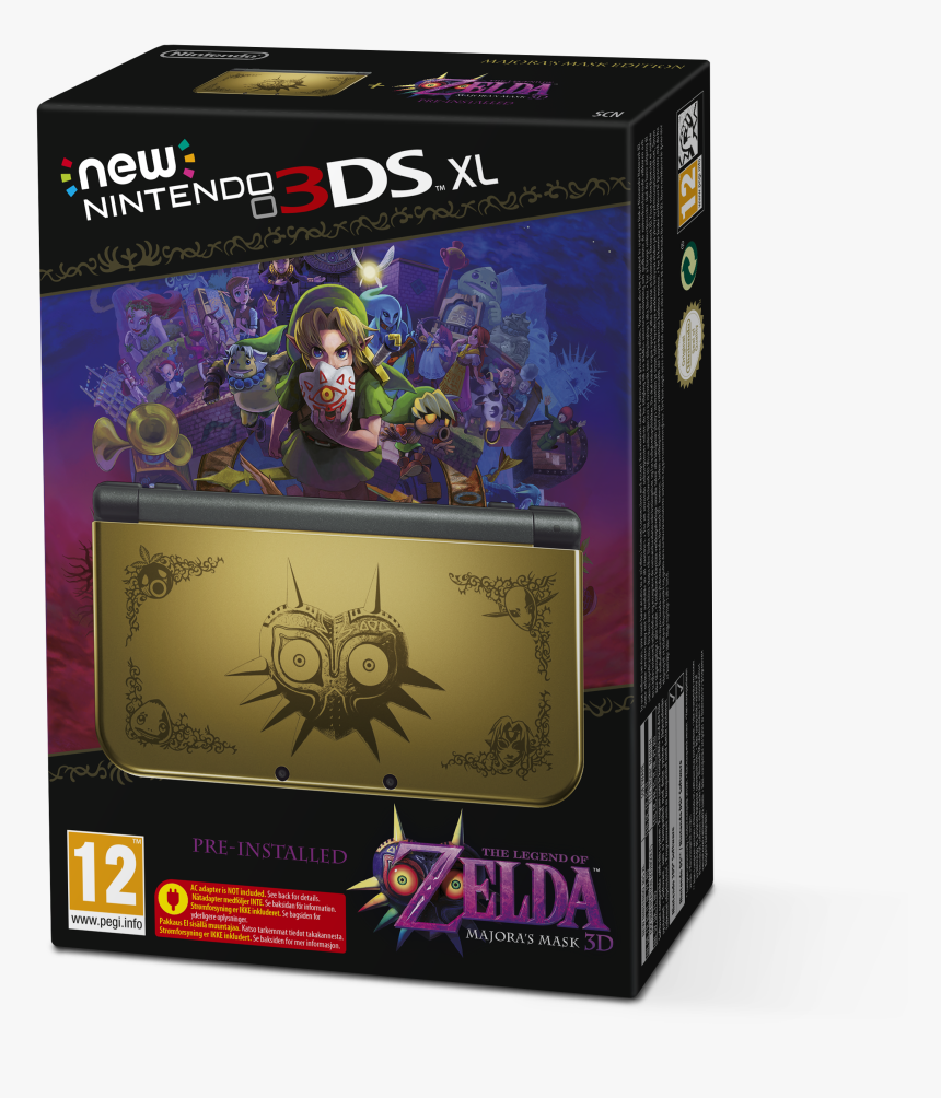 New Nintendo 3ds Xl The Legend Of Zelda Majora's Mask, HD Png Download