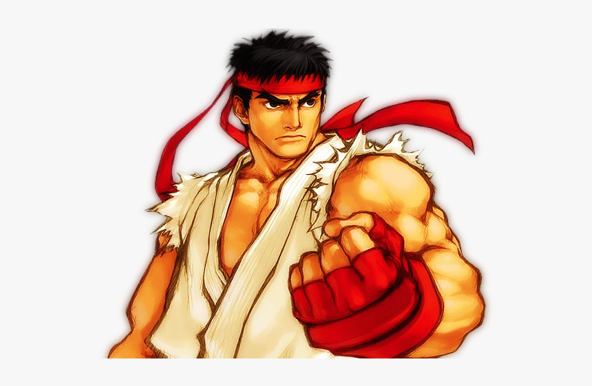 Ryu Street Fighter Hair, HD Png Download