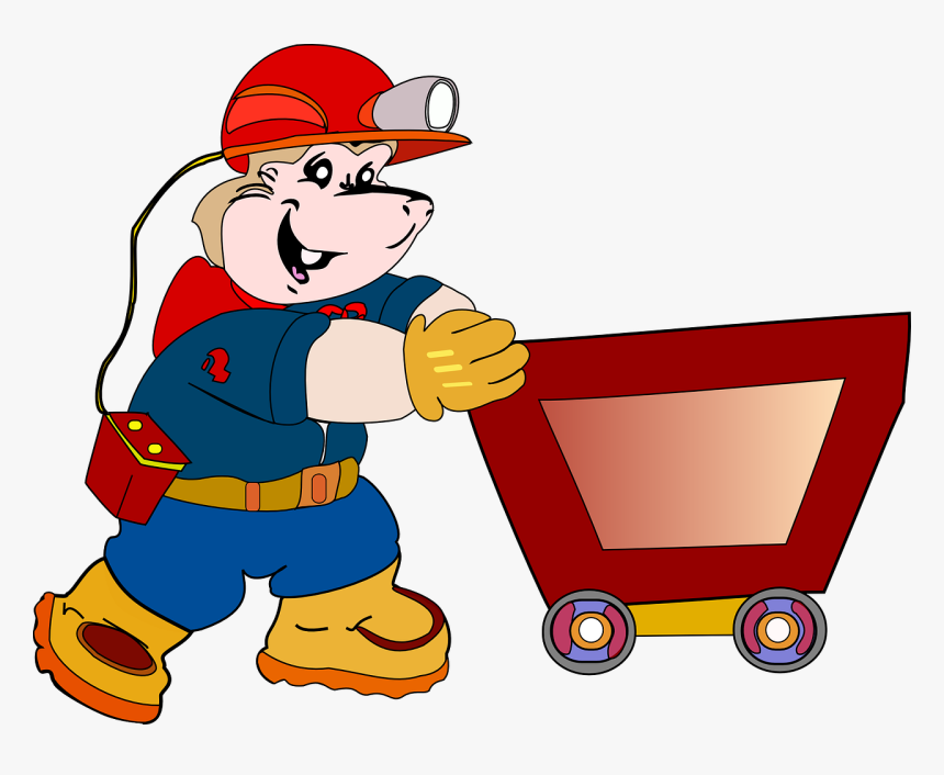 Mole, Digger, Pitman, Lorry, Helmet, Light - Work Power Energy Cartoons, HD Png Download
