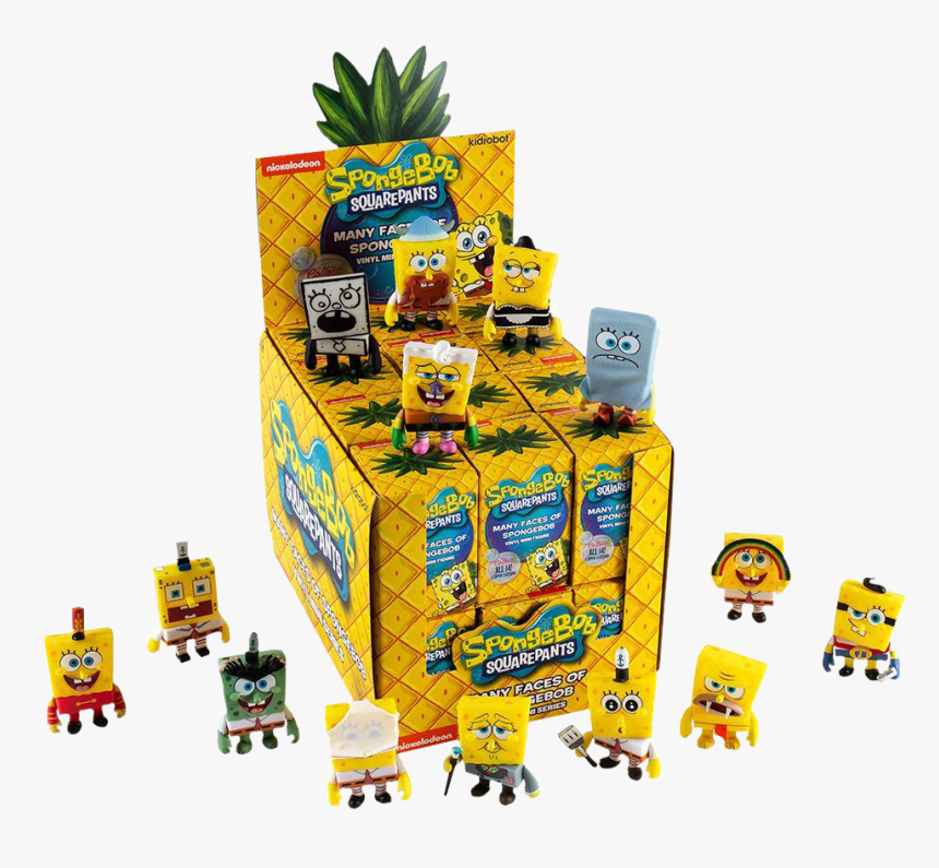 Many Faces Of Spongebob, HD Png Download