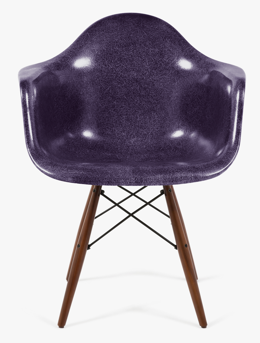 Case Study® Arm Shell Dowel, Purple-0 - Eames Fiberglass Armchair Black, HD Png Download