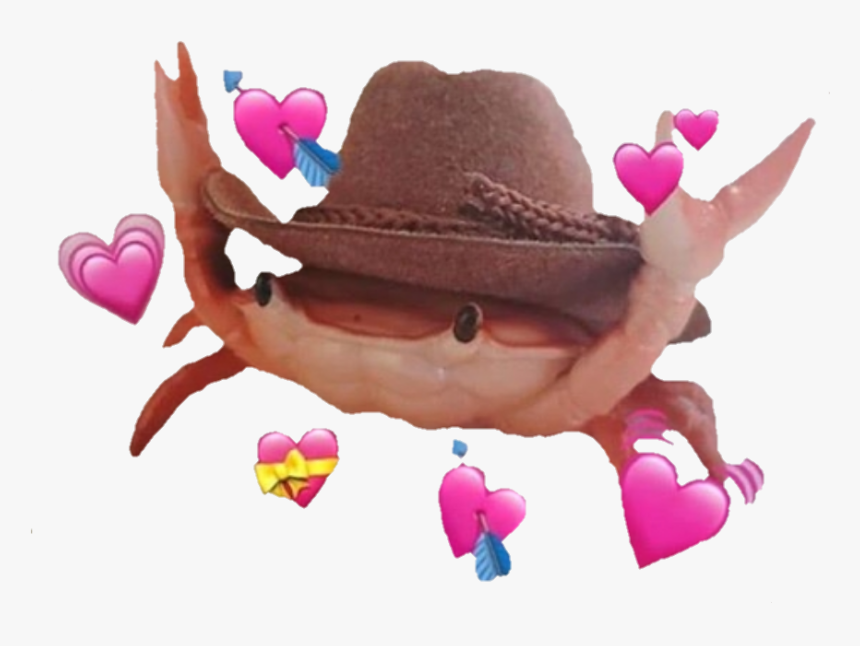 #wholesome #wholesomememes #crab #png #pngs #aesthetic - Yee Claw, Transparent Png