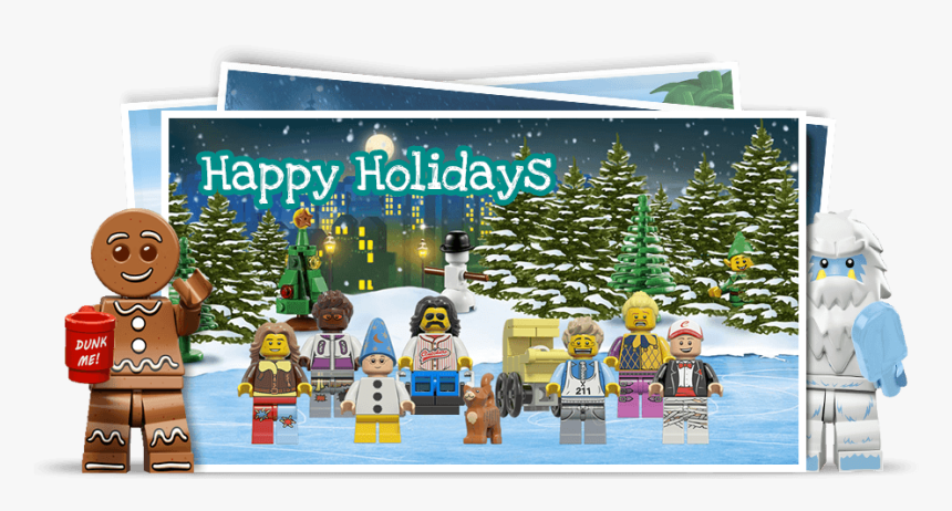 Lego - Lego Christmas Gift Card, HD Png Download
