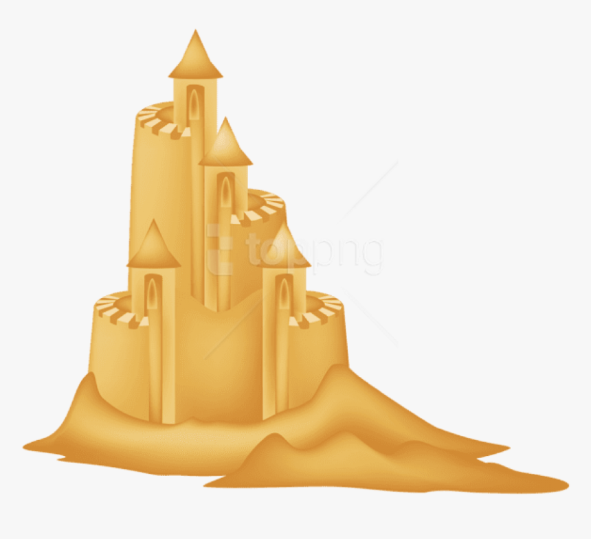 Sand Clipart Png - Sand Castle Vector Png, Transparent Png