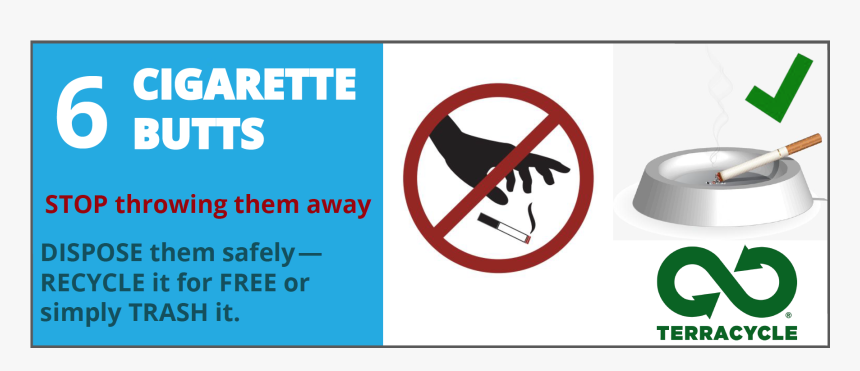 Do Not Litter Cigarette, HD Png Download