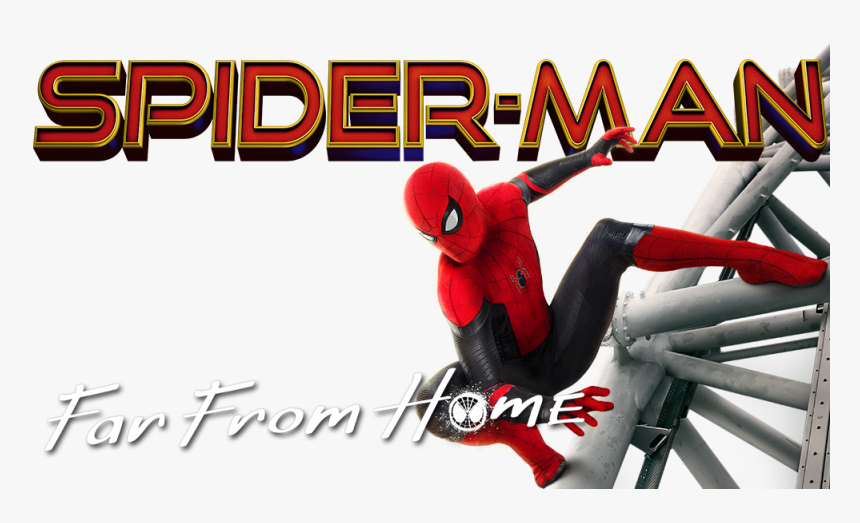 Spider-man Far From Home Logo Png Image - Cartoon, Transparent Png