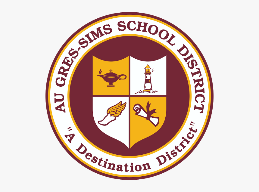 Au Gres Sims High School, HD Png Download