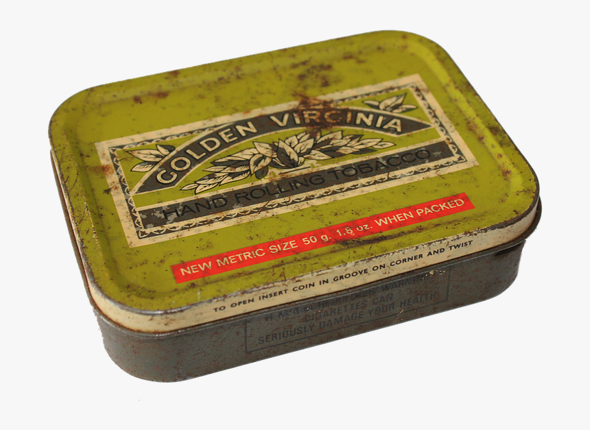 Tin, Tobacco, Rolling, Smoke, Addiction, Nicotine - Tobacco Tin Png, Transparent Png
