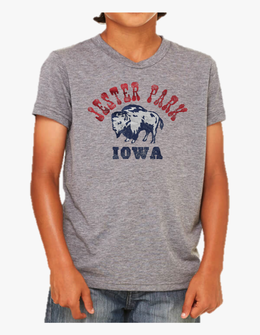 Kids Jester Park Bison Tee - T-shirt, HD Png Download