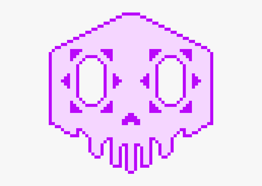 Sombra Skull Png - Pikachu Pixel Art Black And White, Transparent Png