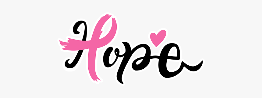 #hope #women #breast #cancer #pink #ribbon - Calligraphy, HD Png Download