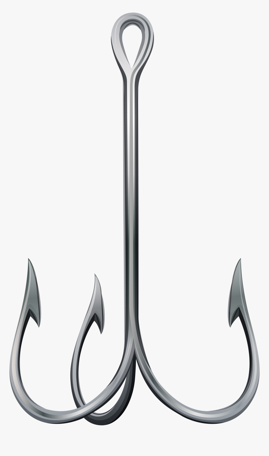 Clip Art Fish Graphic Transparent - Transparent Background Fish Hook Png, Png Download