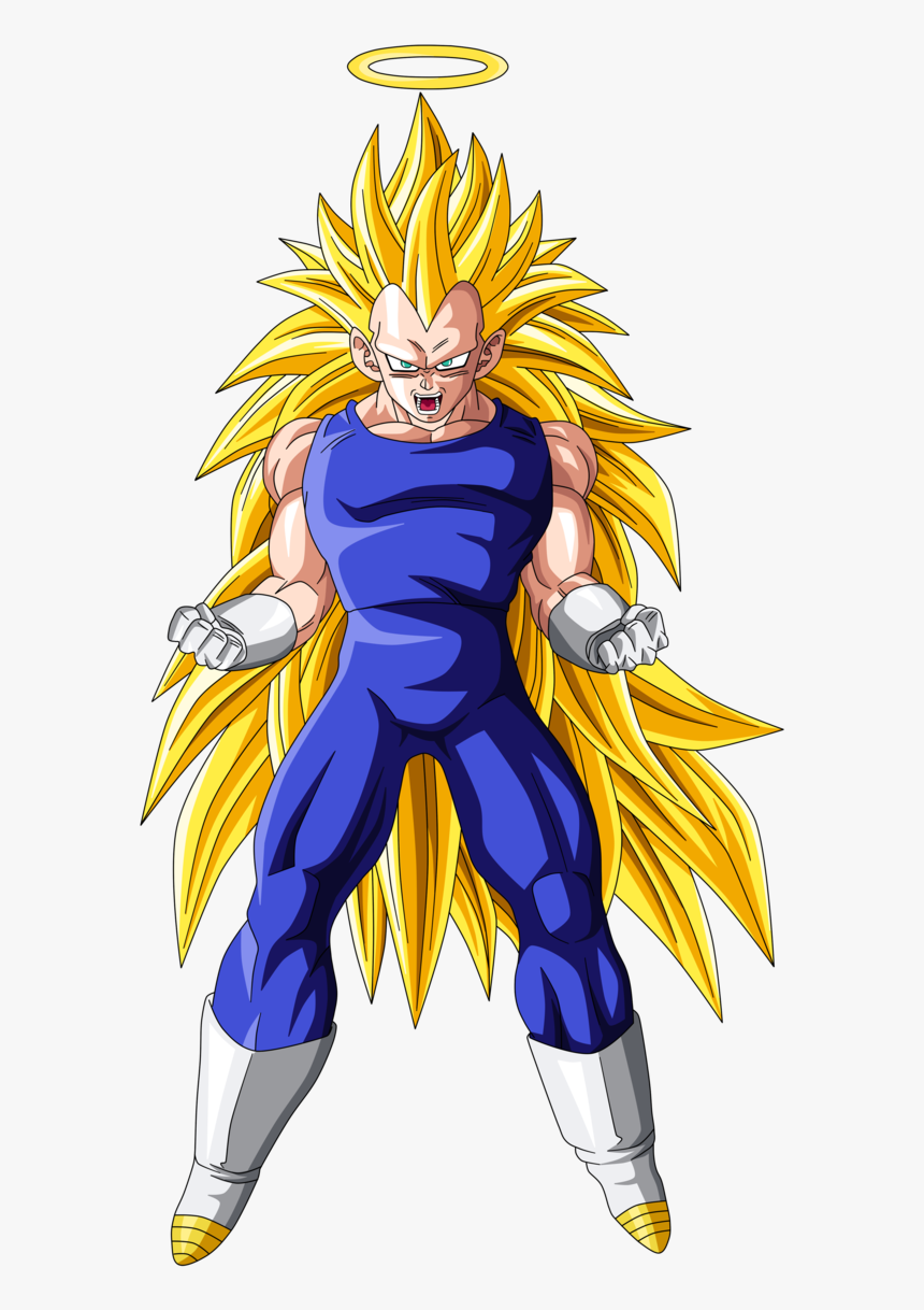 Vegeta Super Saiyan - Vegeta En Super Saiyan 3, HD Png Download